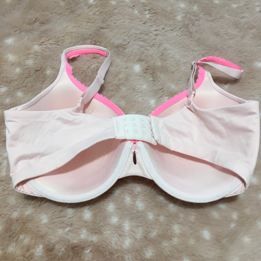 NWOT Victorias Secret Pink Lace-Trim T-Shirt Bra - Women Intimates - Picture 4 of 4